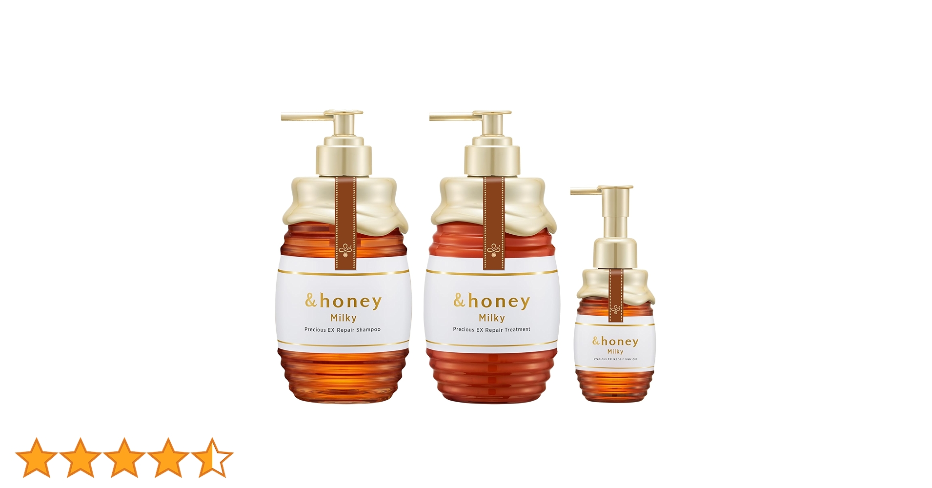 Amazon | &honey (アンドハニー) ミルキー プレシャスEX リペア 3点